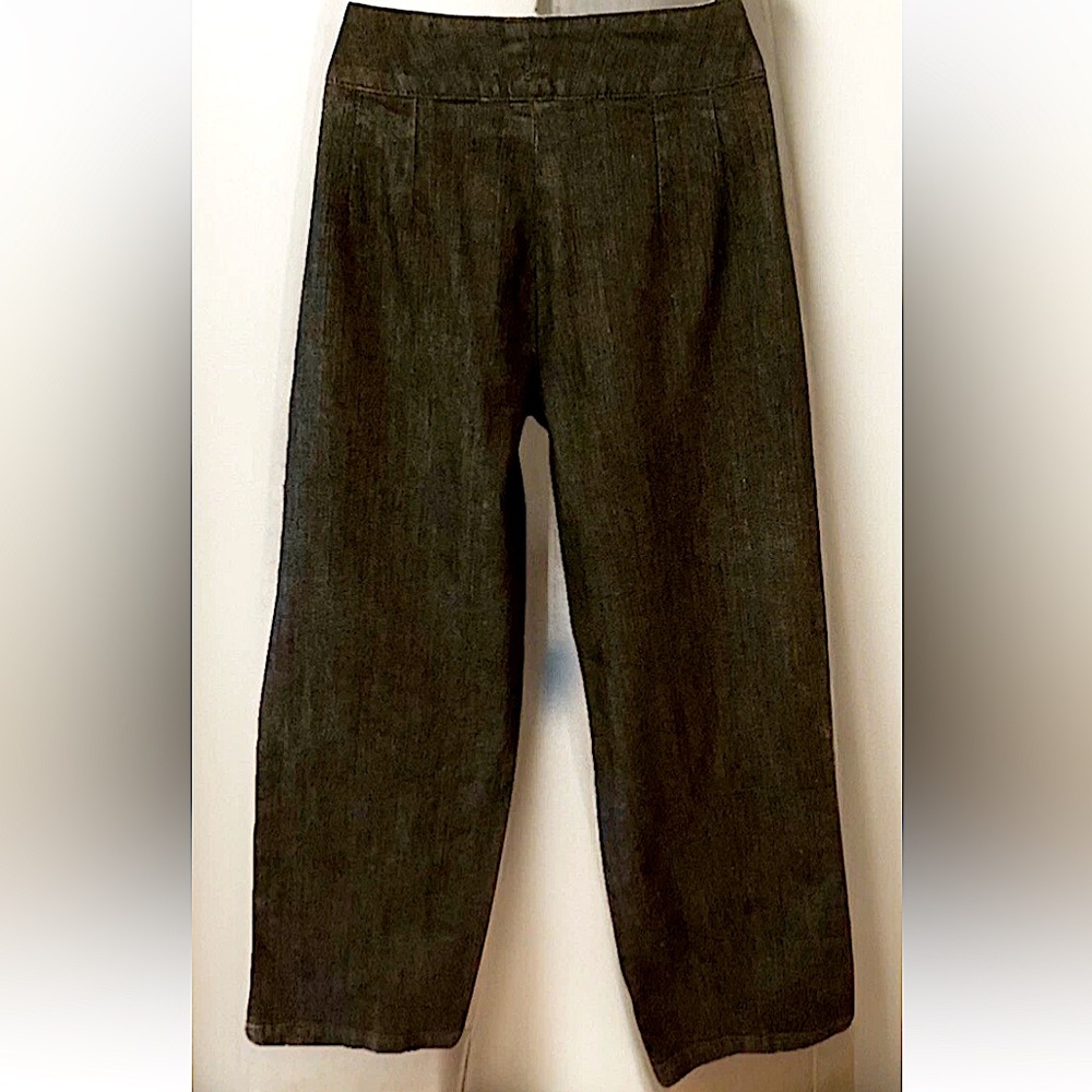 🖤D & CO🖤 SLANT FRONT POCKETS NONE ON BACK WIDE STRAIGHT LEG TROUSER JEANS NWOT - Picture 7 of 13